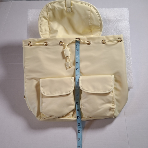 Year of Ours Cream Backpack with Front Pockets main image 8